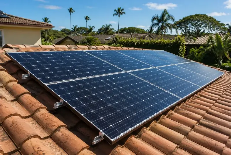 Installation de panneaux solaires à Oms